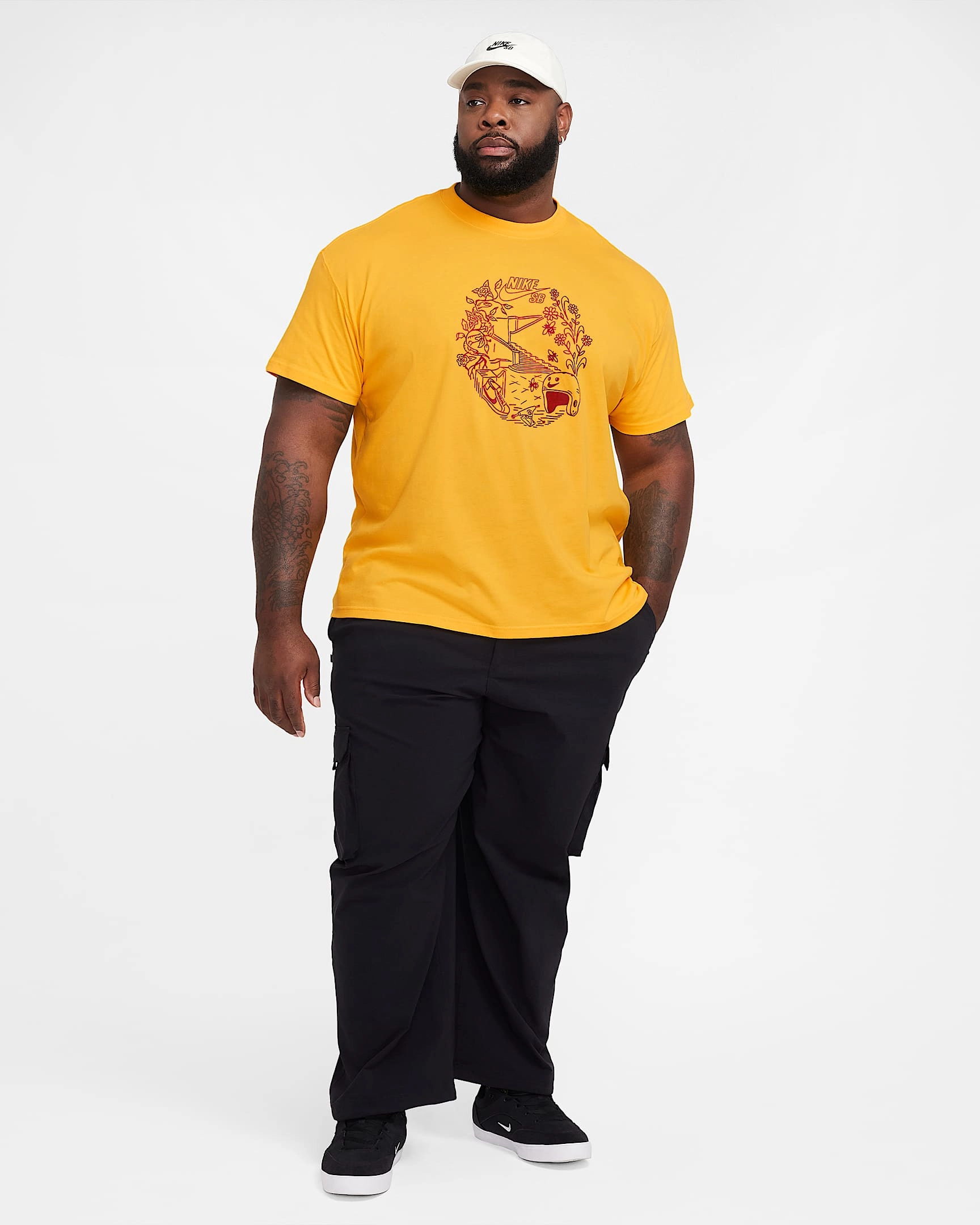 Nike SB T-shirt: Streetwear-drøm i blød bomuld Klar til skate eller bare chill Stilren og perfekt pasform